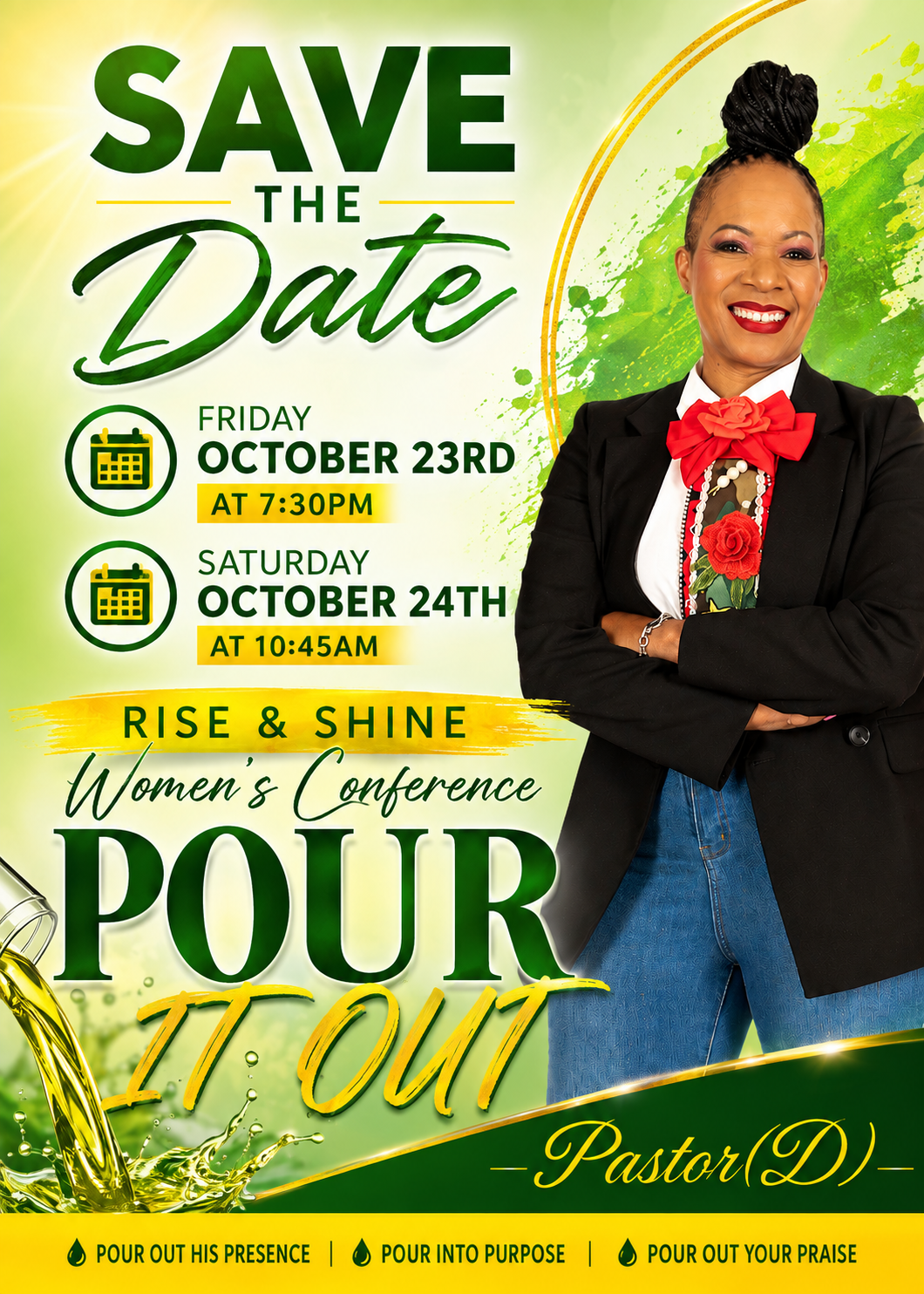 Rise & Shine Women's Conference Flyer